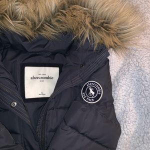 abercrombie dark grey jacket